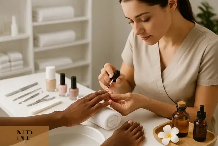 مانیکور و پدیکور در خانه