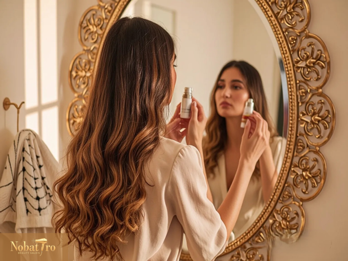 آمادهسازی قبل از رنگ کردن مو