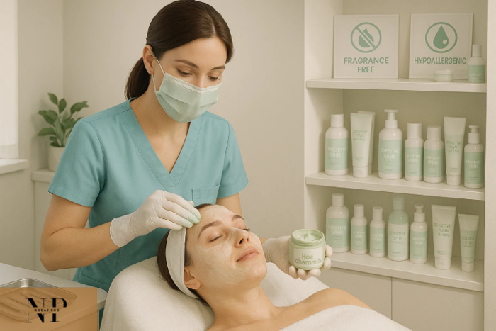 خدمات آرایشی مناسب برای پوست حساس
