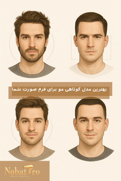عکس بهترین مدل کوتاهی مو برای فرم صورت شما