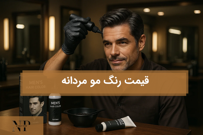قیمت رنگ مو مردانه