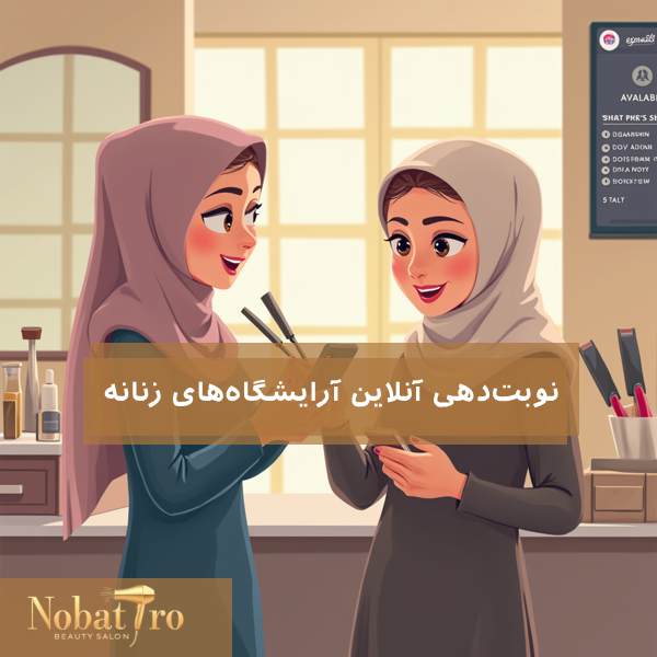 نوبتدهی آنلاین آرایشگاههای زنانه